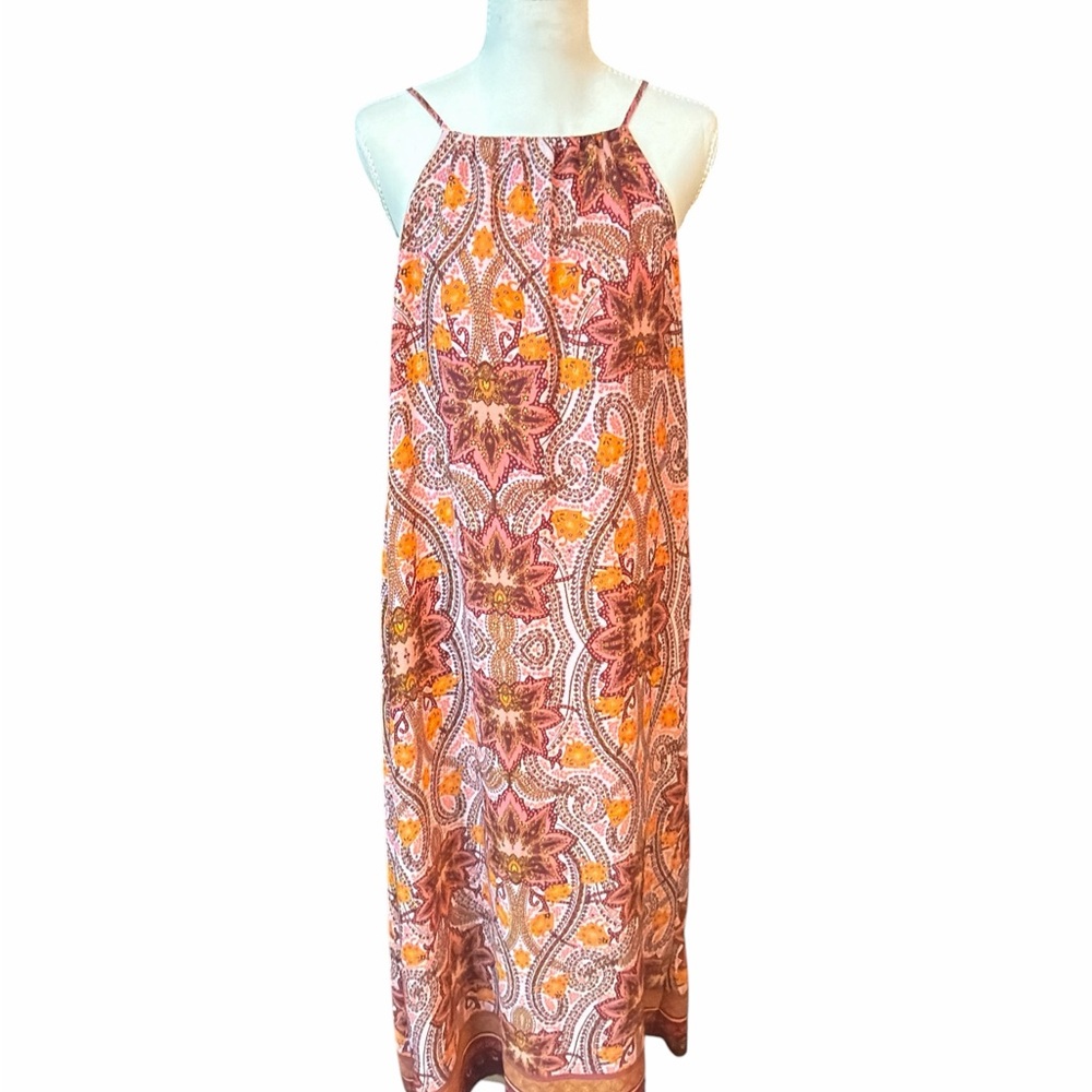 GB Girls XL Boho festival Paisley Maxi Dress